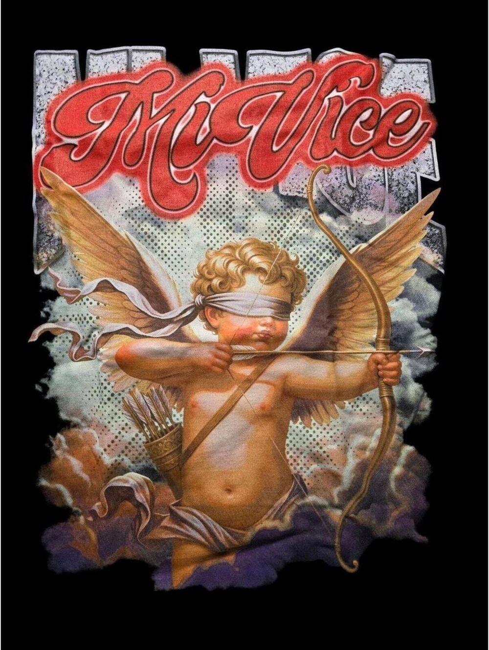 The MI VICE by Evil Vice Angel Graphic Cotton T-Shirt